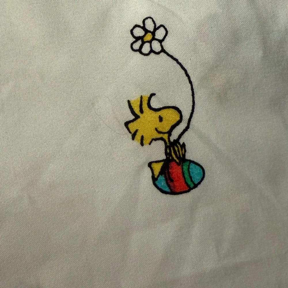 Kids Twin Size Snoopy Easter Sheet Set - Picture 2 of 3